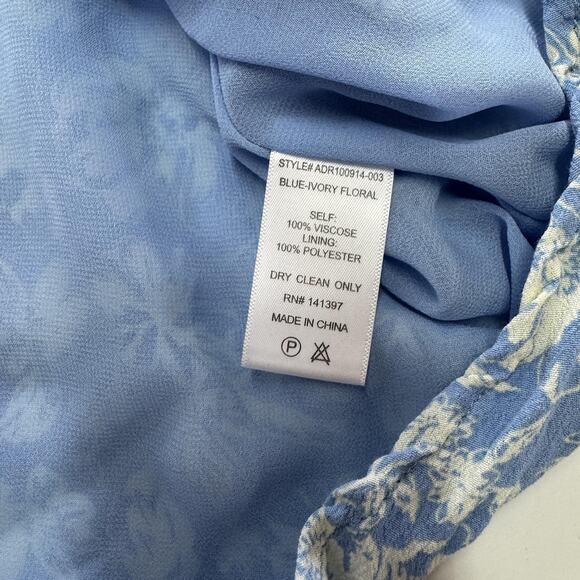 ASTR The Label Dress Womens Small Milkmaid Floral Puff Sleeve Smocked Mini - Picture 4 of 10